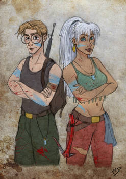 The Walking Disney : Kida and Milo