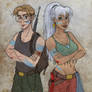 The Walking Disney : Kida and Milo