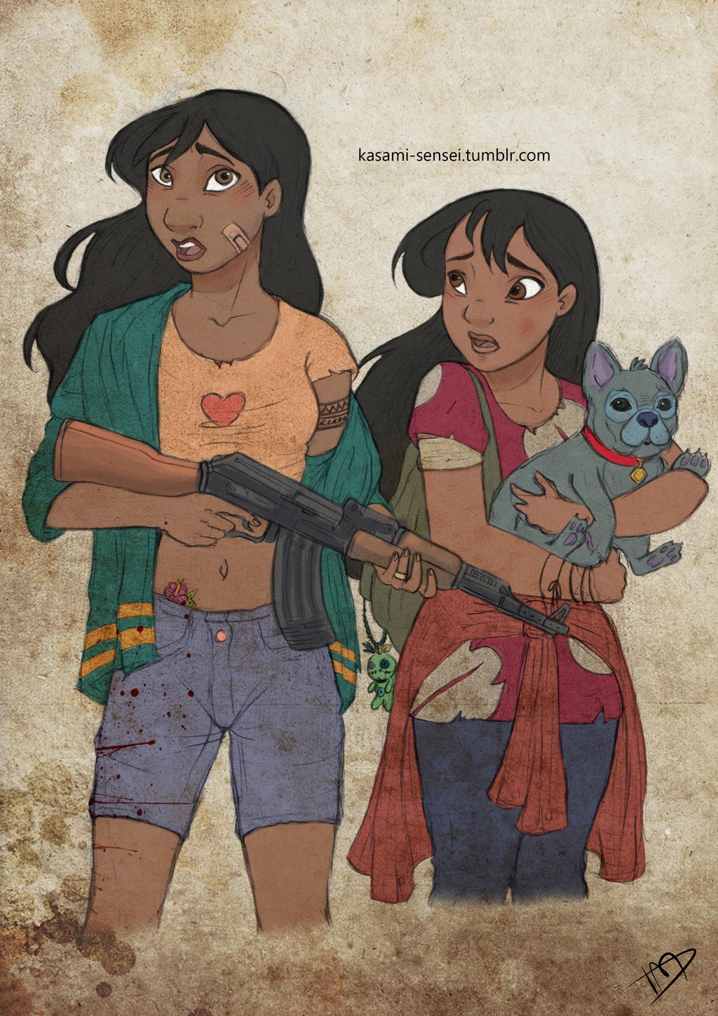 The Walking Disney : Nani, Lilo and Stitch