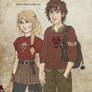 The Walking Dreamworks : Hiccup and Astrid