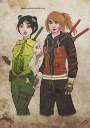 The Walking Dreamworks : Tigress and Viper