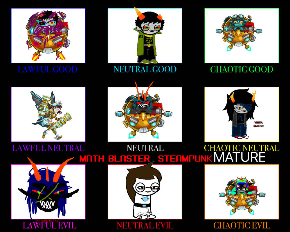 Alignment IN MATH BLASTER STEAMPUNK!!!!!!, by mathblast on DeviantArt