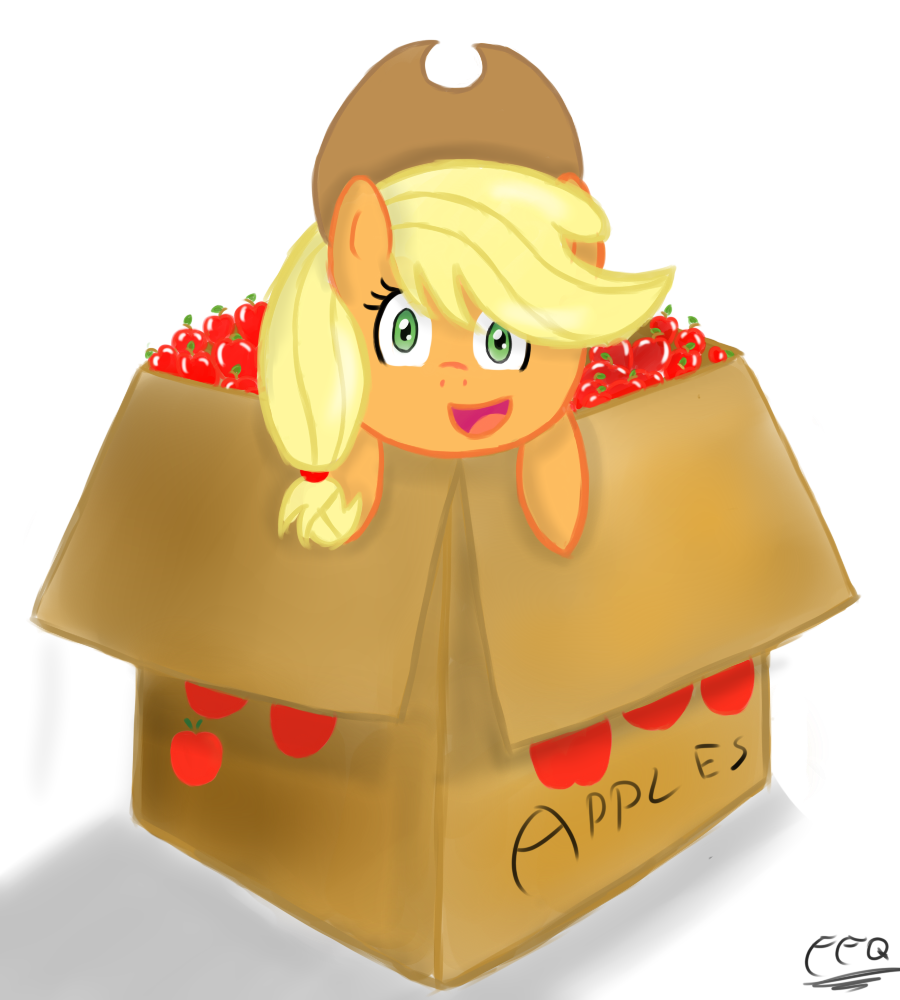 Applejack Puppet Rig Applejack in Box. by FreeFraQ on DeviantArt