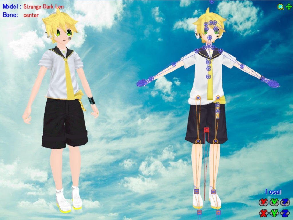 Mmd Help Model Len Dark Strange by vanessa221292 on DeviantArt