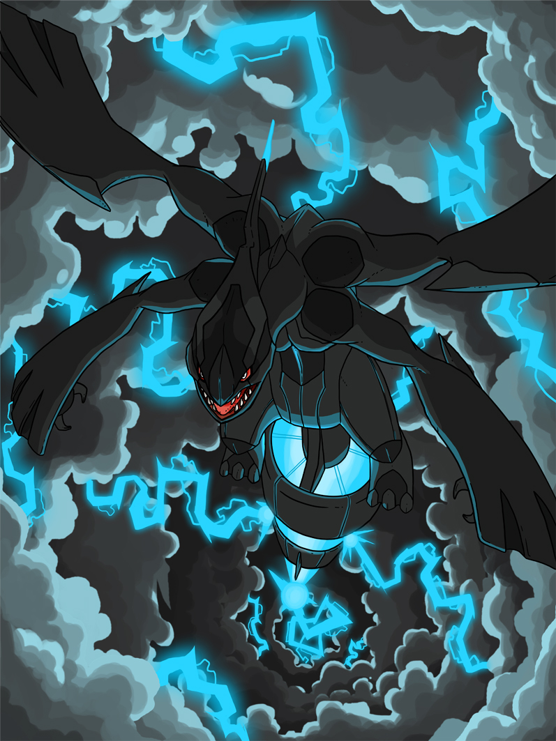 Shiny Rayquaza by BadTyke on DeviantArt