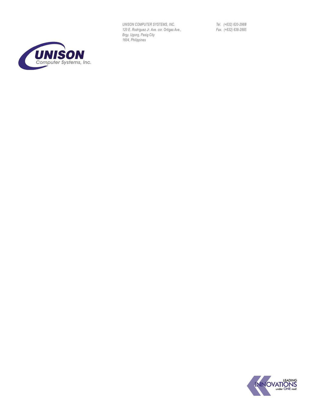 Unison Corporate Letterhead by papiruokita on DeviantArt