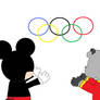 Mickey and Bert at the Olympic Games