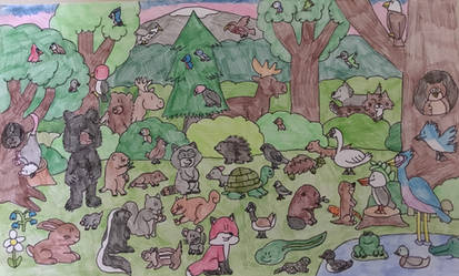 Crowded Animal Forest