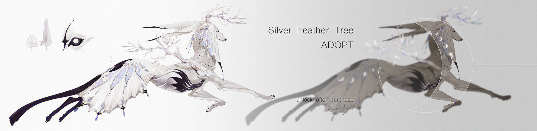 Silver Feather Tree