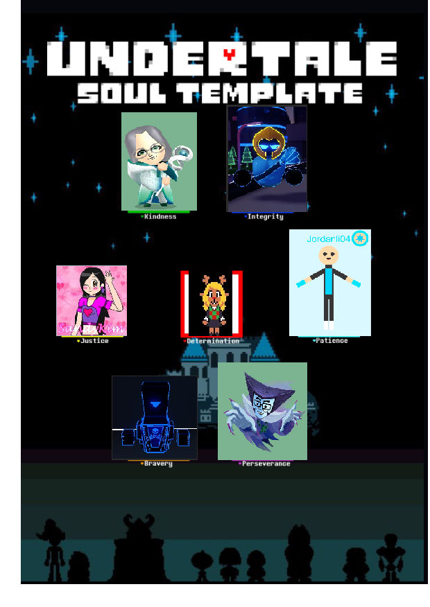 my Undertale Souls by WikiGirl2008 on DeviantArt