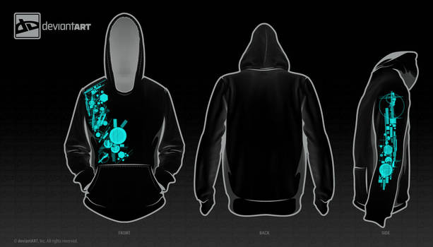 Abstract Hoodie Black Eddition