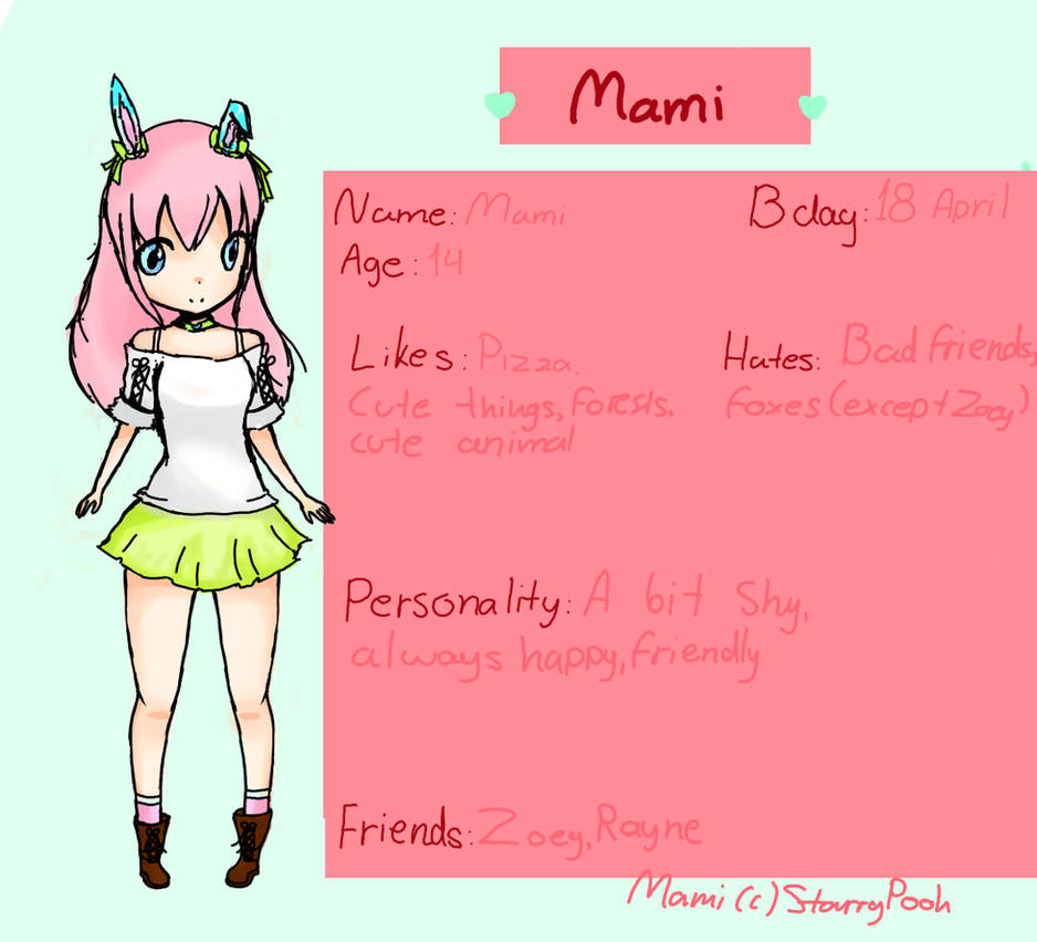 Mami Api 2 Mami Ref by StarryPooh on DeviantArt