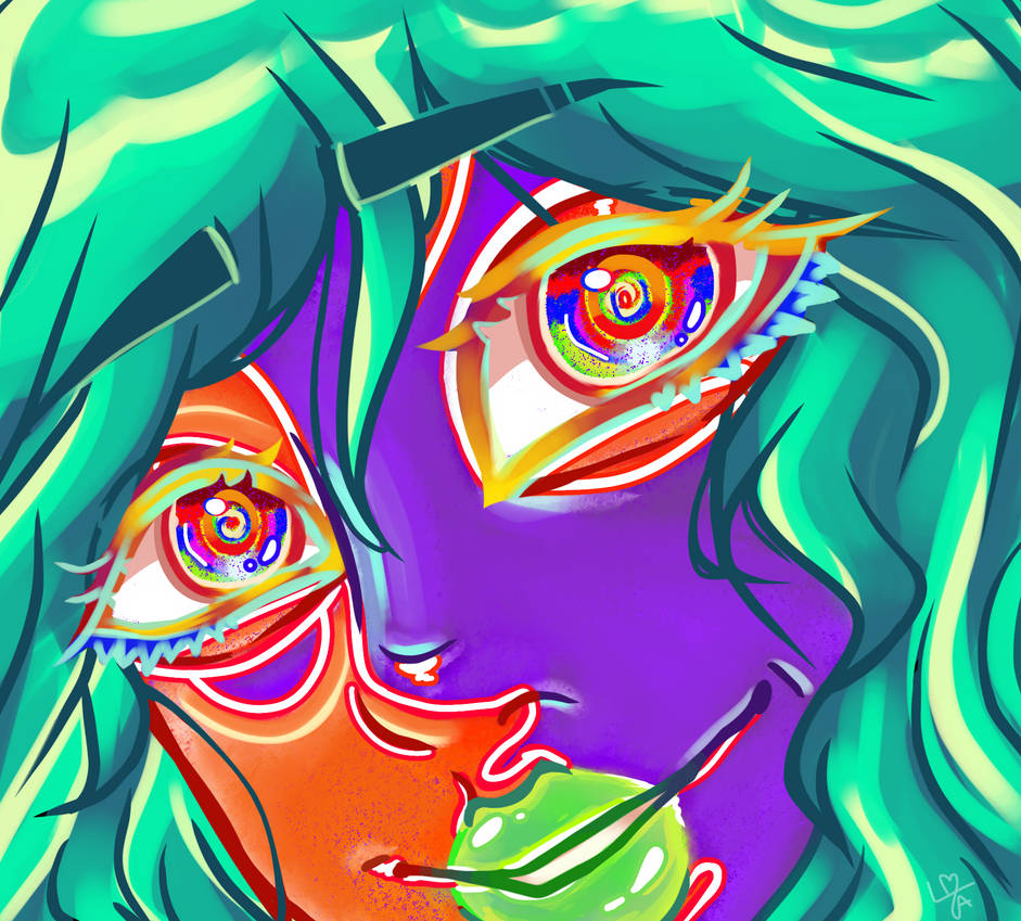 the colorful lady by kiriiri on DeviantArt