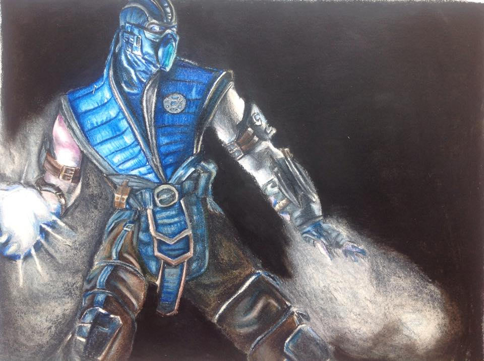 Drawing of SubZero of Mortal Kombat X by MauricioAAR on DeviantArt