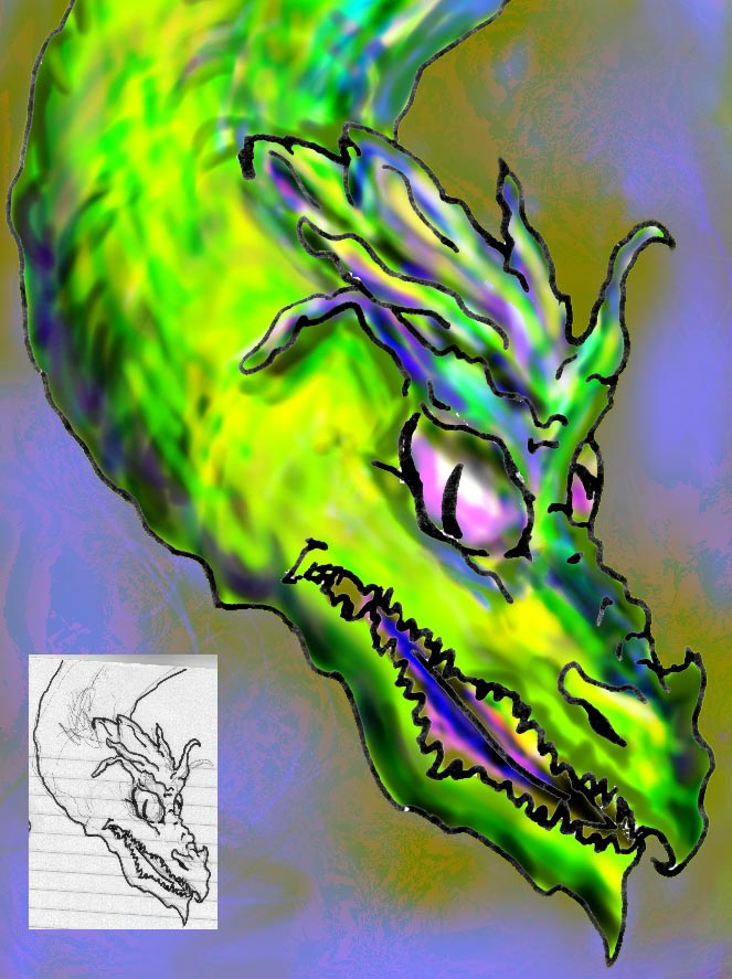 Wacky Dragon _doodle_