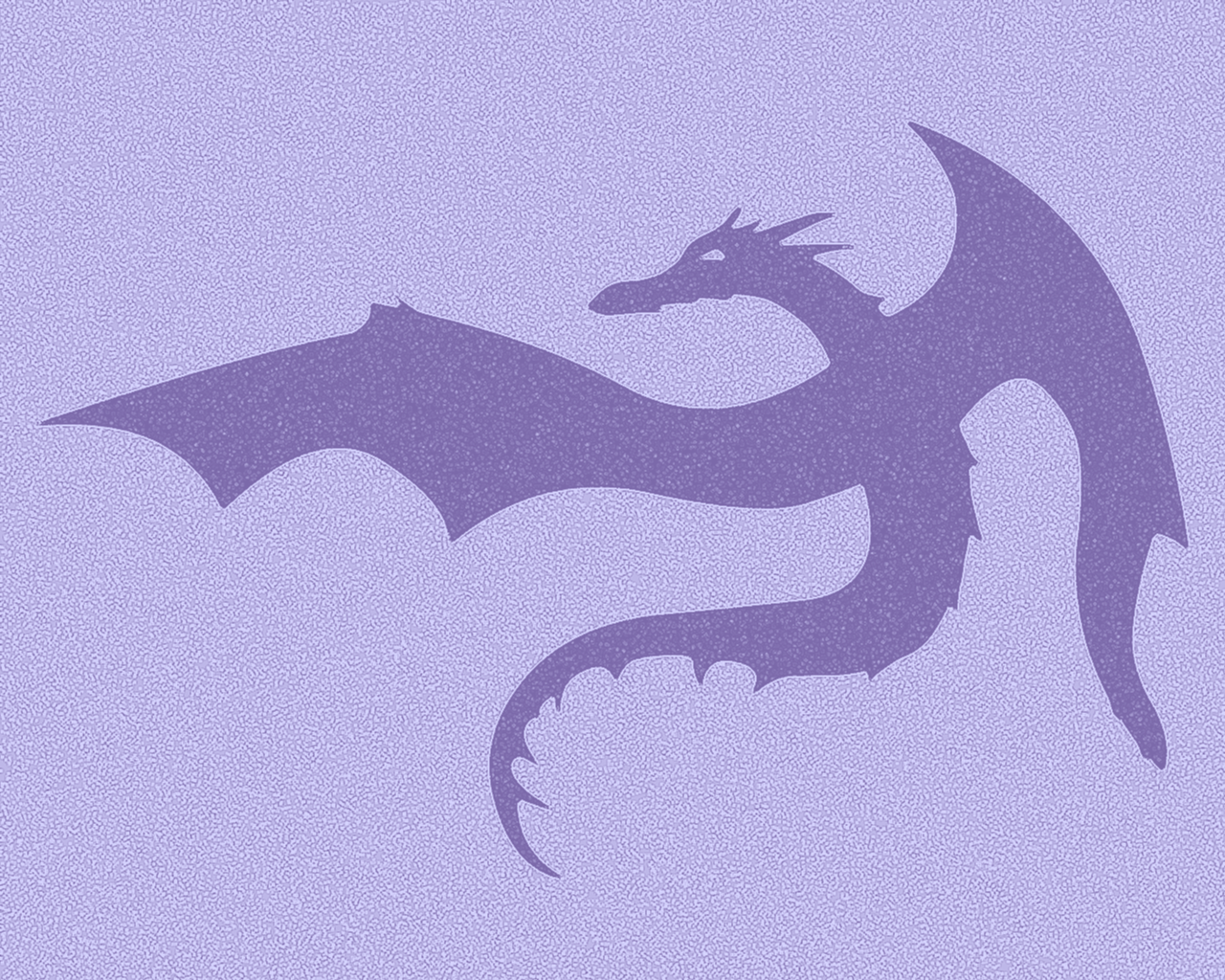 Purple Dragon Silhouette