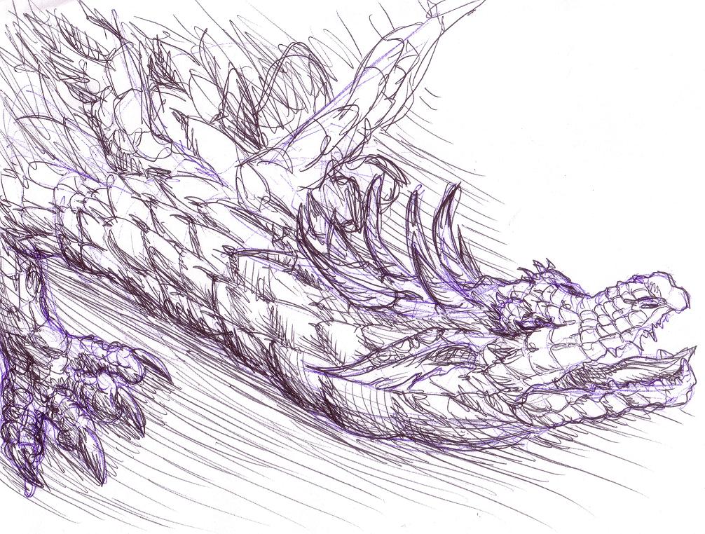 Rar. Ballpoint pen dragon FTW