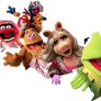 Kermit, Piggy, Fozzie, Gonzo, and Animal PNG