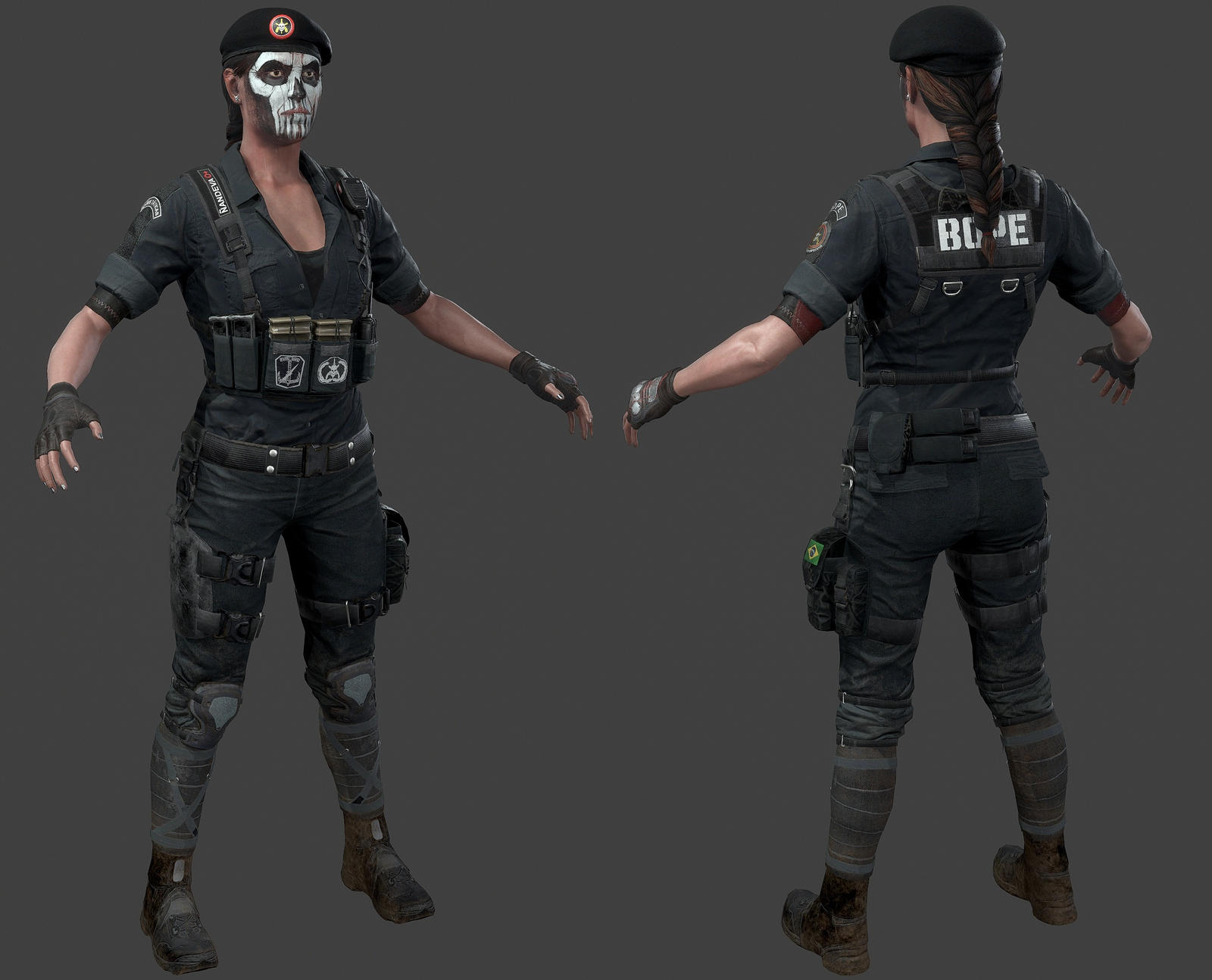Caver R6 Rainbow Six Siege Caviera By Luxox18-dappp63 by Marcelievsky on DeviantArt