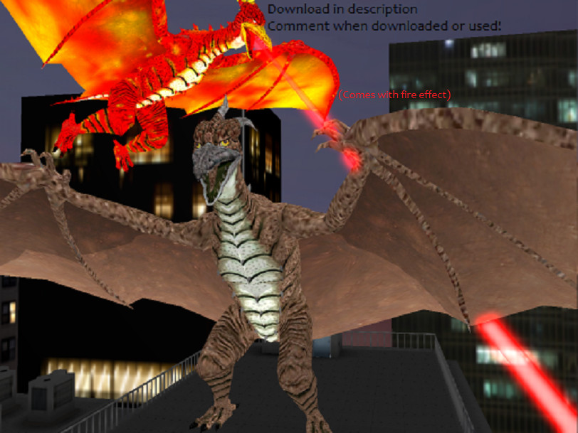 MMD Godzilla Newcomer - Rodan 2.0 +DL+