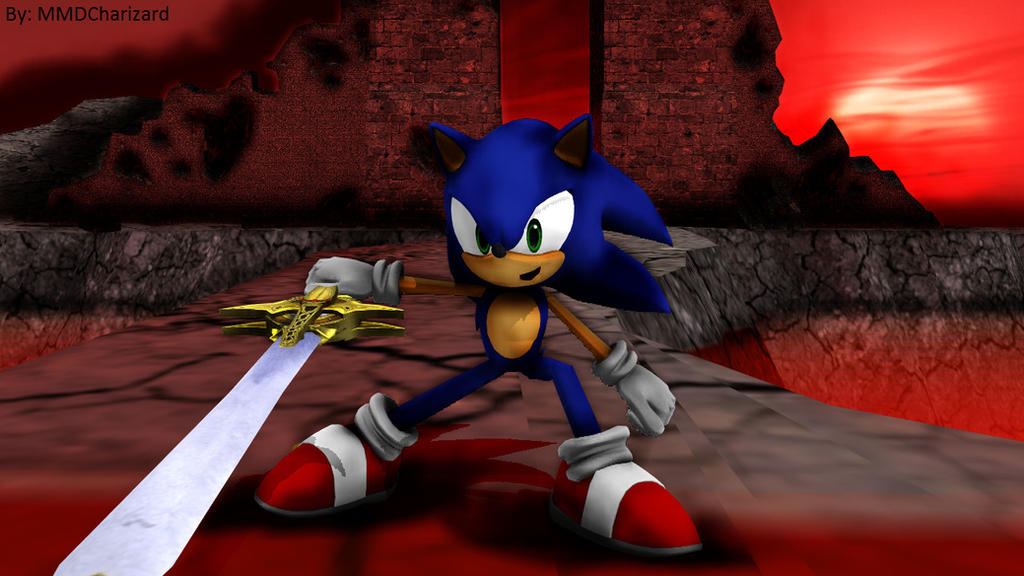 MMD Sonic Newcomers - Sonic 1.4 and Caliburn +DL+