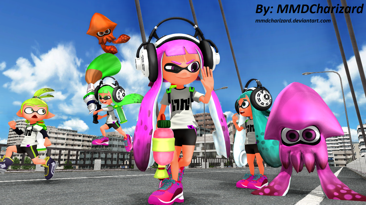 MMD Splatoon - The battlefield