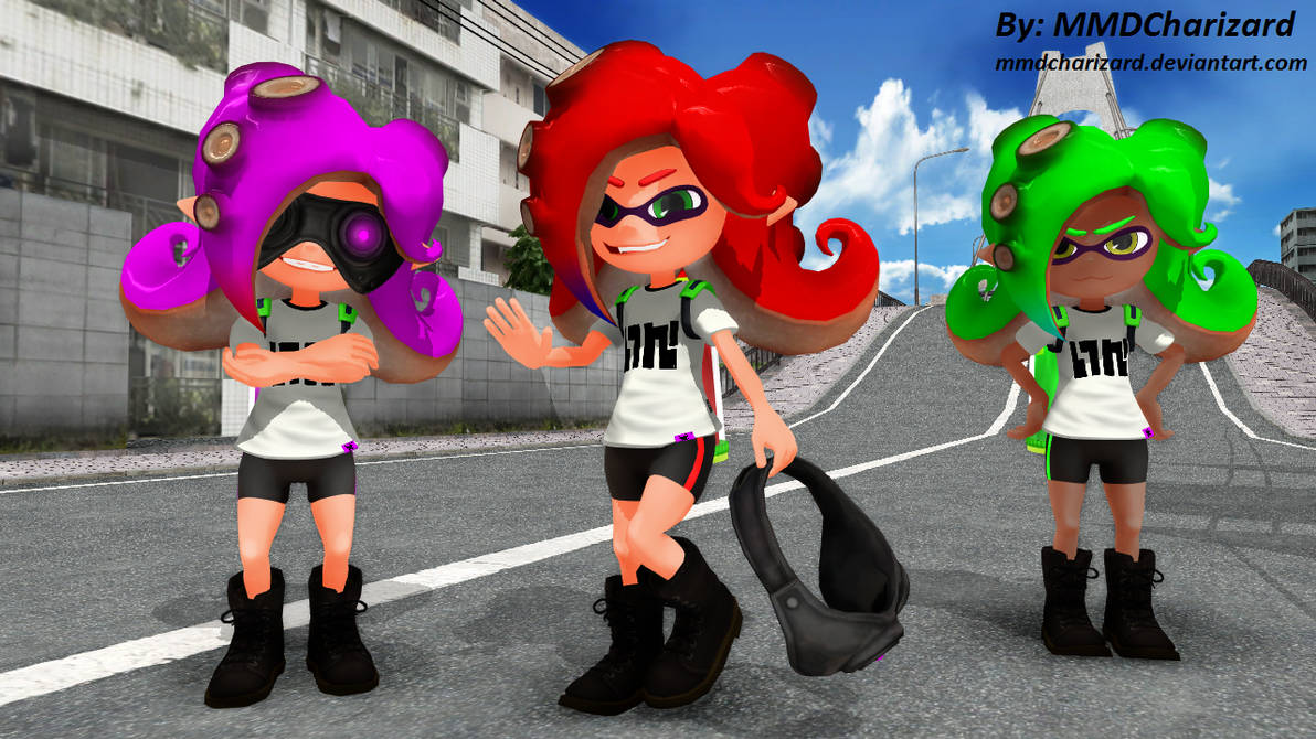 MMD Splatoon - Octolings ''Test Render'' by MMDCharizard on DeviantArt