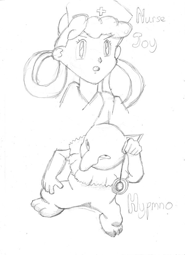 Nurse Joy and Hypno