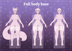 (Open) P2U female full body base