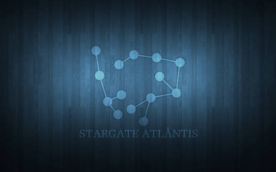 Stargate Atlantis Wooden Wallpaper