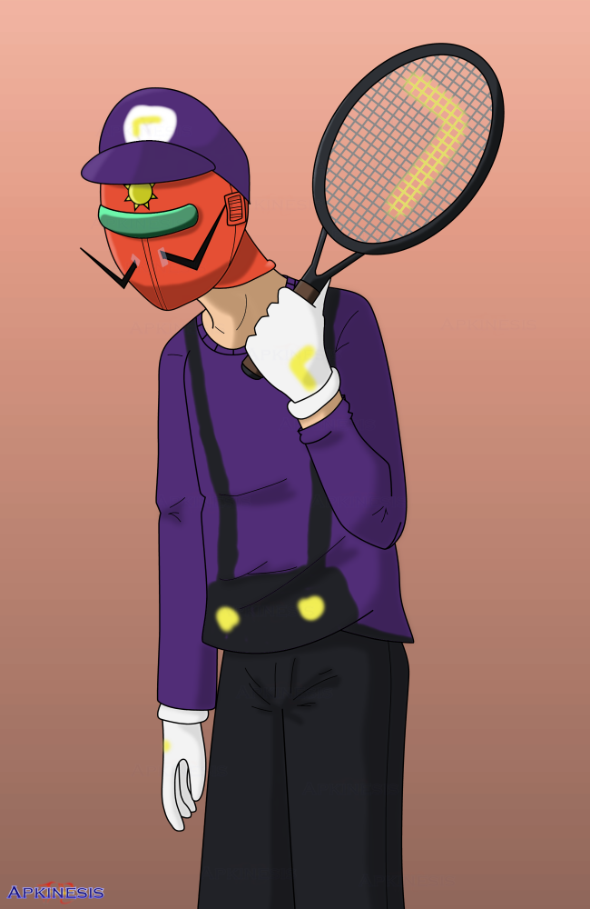 SSBA: Sunred as Waluigi