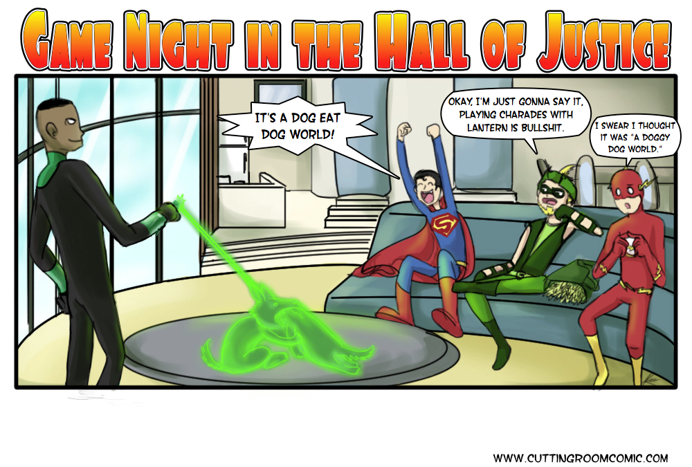 Game Night in the Hall of Justice