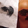 indian eagle tattoo model