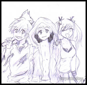 Happy Chibi Friends - The Golden Trio
