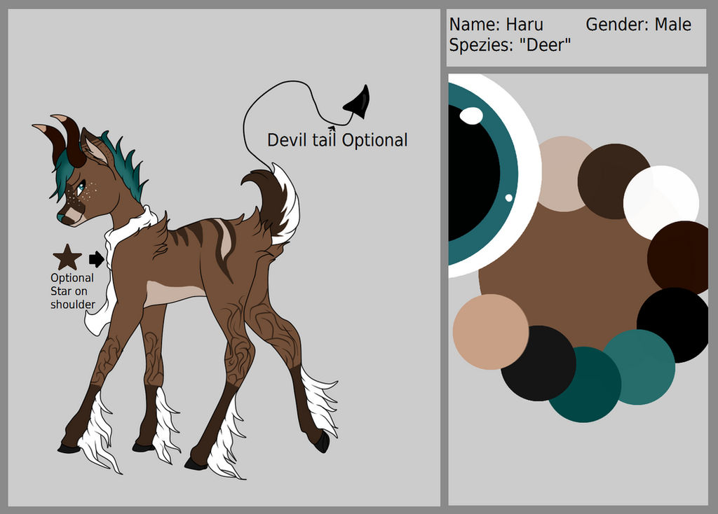 Haruchasaurus Deviantart Haru (Redesigned) by HaruTheDeer on DeviantArt