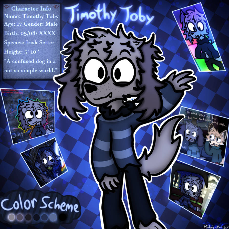 Timothy Toby Character Reference Sheet by Midnightbatizer on DeviantArt