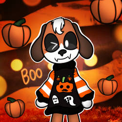 Boo, It's a Spooky Doggo