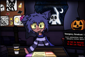Niko is Simply Having a Spooky Time