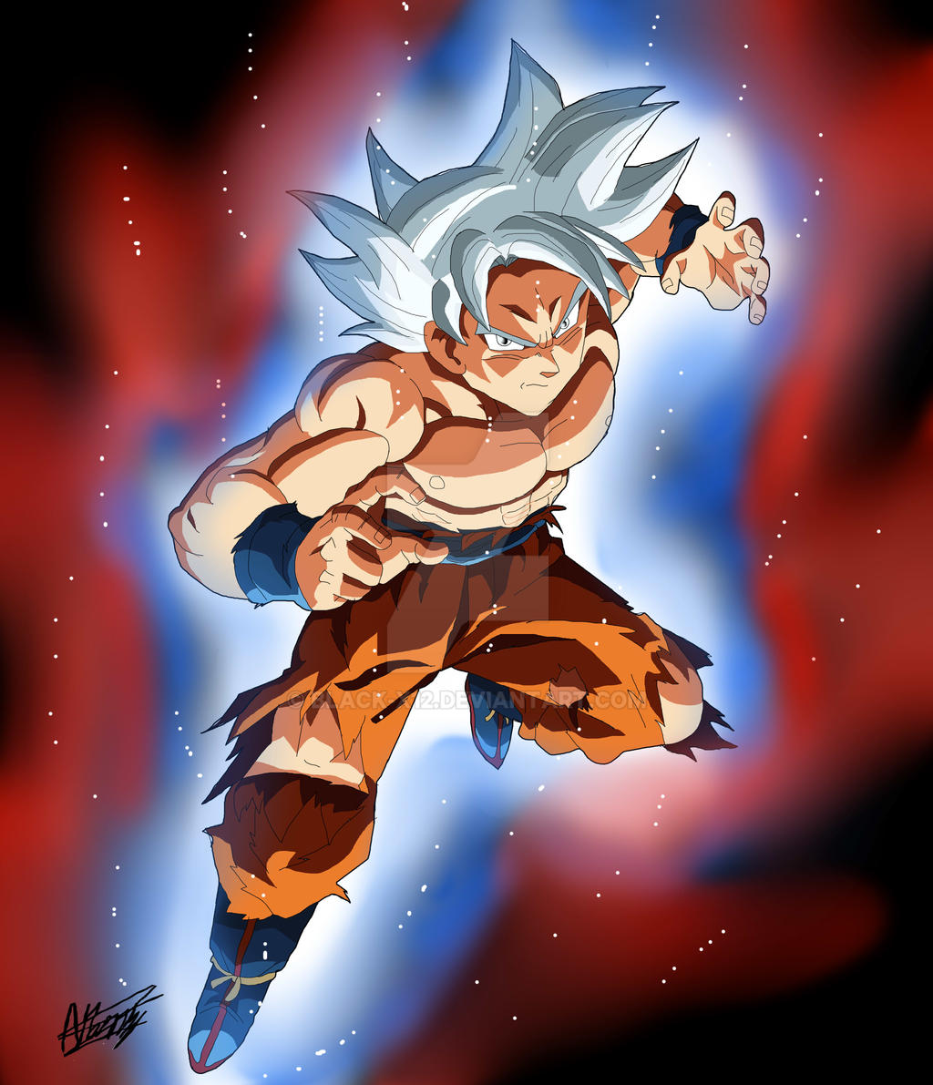 Goku new form(Super saiyan silver?,Perfect UI?) by BlackX12 on DeviantArt