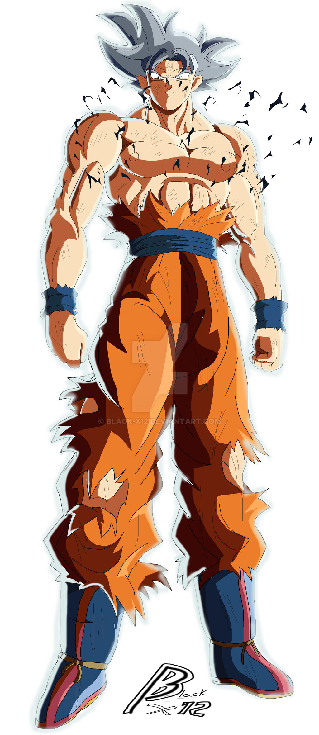 MUI Goku(FighterZ style)(Fan made) by Black-X12 on DeviantArt