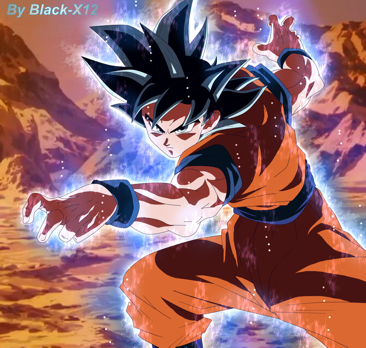 True Ui Goku Ultra Instinct (anime coloring) by Black-X12 on DeviantArt
