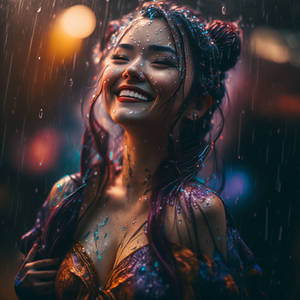 In the rain