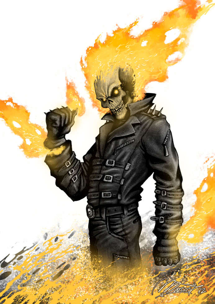 Ghost Rider (speed painting) by Magmarc on DeviantArt