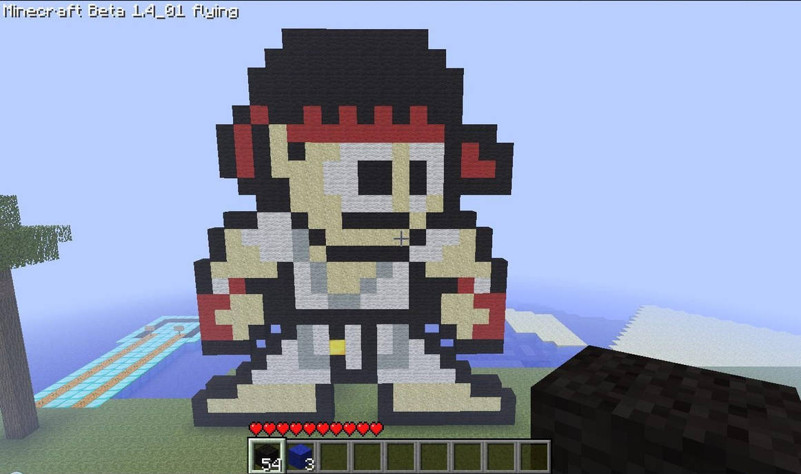 Ryu Minecraft by greseres on DeviantArt