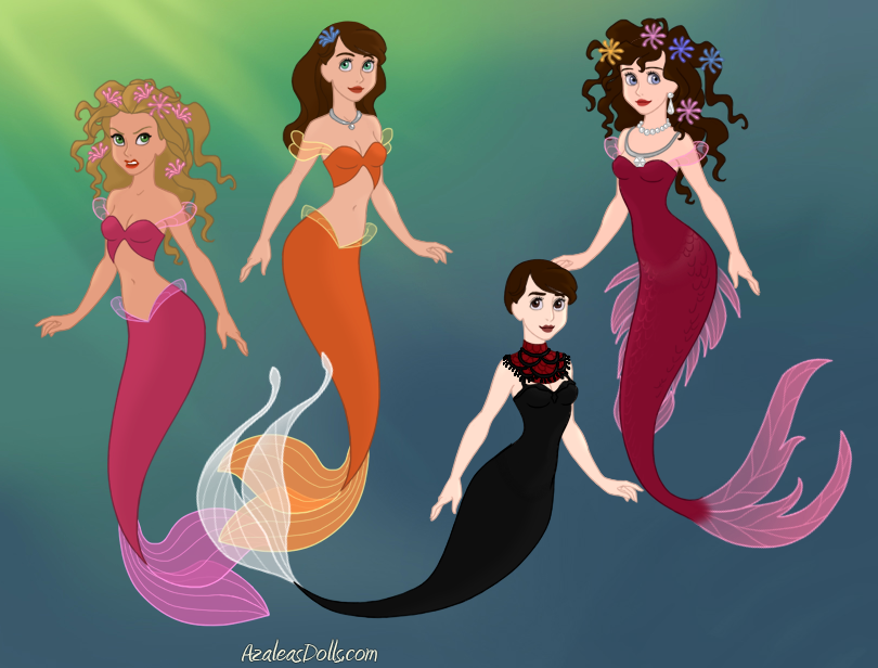 My Favorite CAC Characters as Mermaids