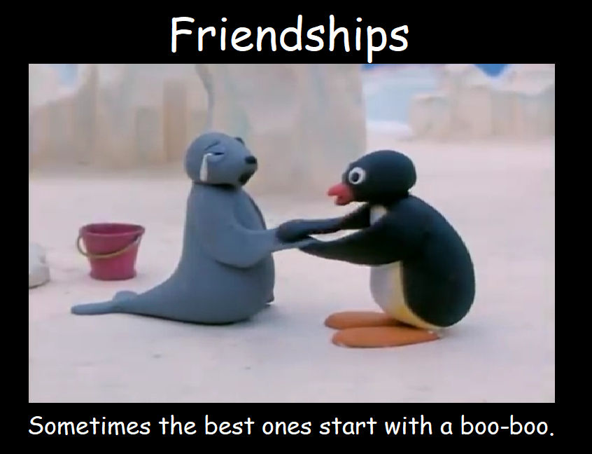 Pingu and Robby Motivational Poster by BlackWolfStar15 on DeviantArt