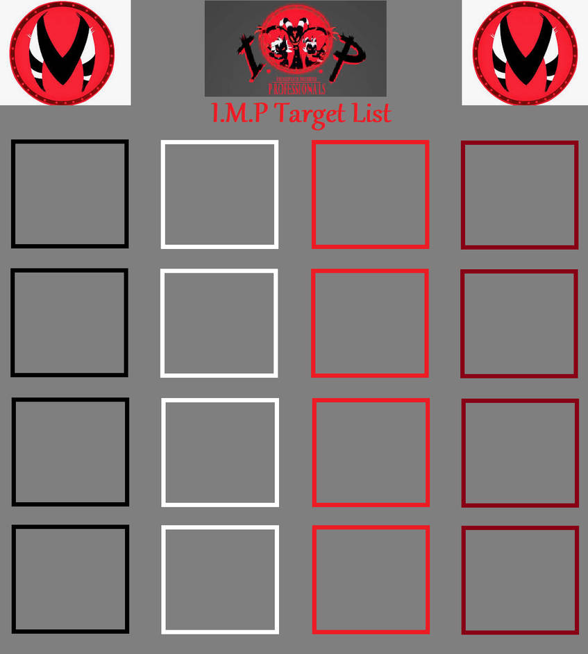 Imp Target File I.M.P Target List (Blank Version) by BlackWolfStar15 on DeviantArt