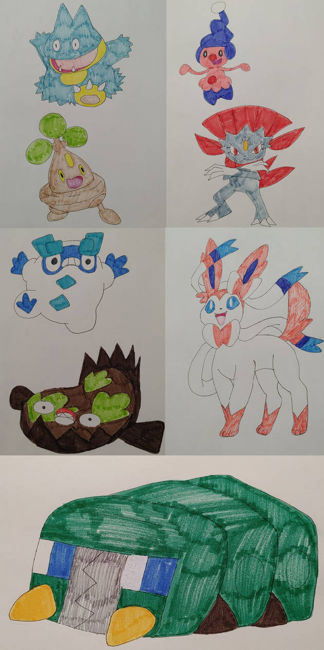 Pokemon How To Draw Results Pt 2 (2/4) by BlackWolfStar15 on DeviantArt
