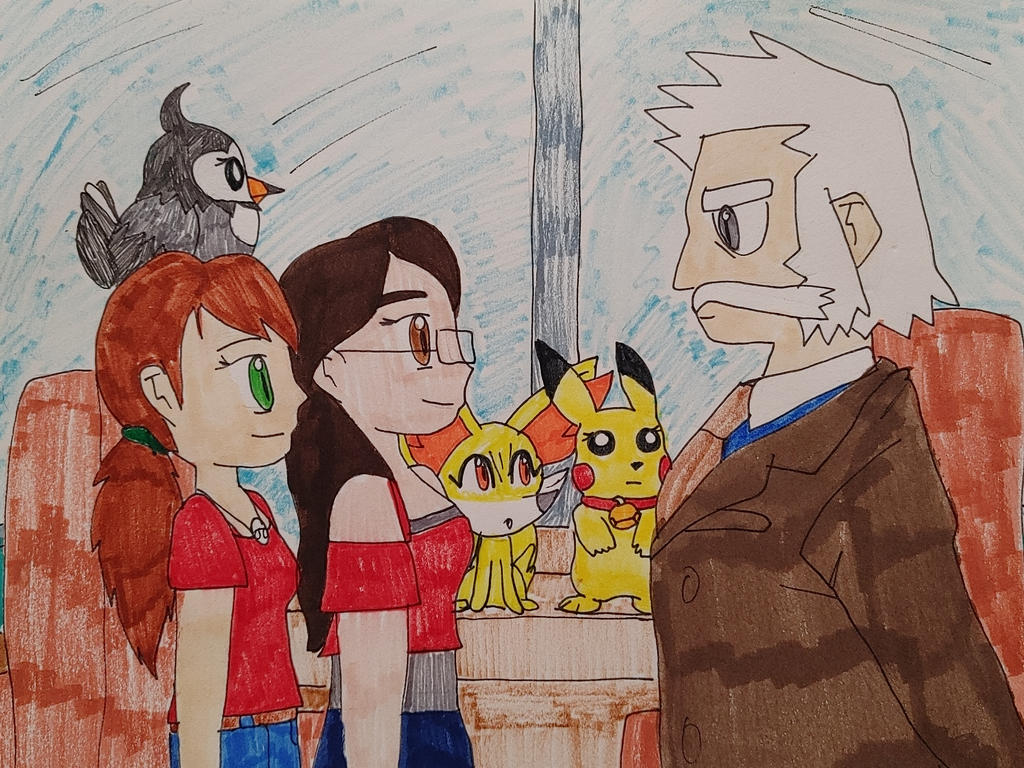 Pokemon RP Scene: Meeting Professor Rowan by BlackWolfStar15 on DeviantArt