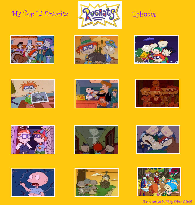 Top 12 Rugrats Episodes by BlackWolfStar15 on DeviantArt